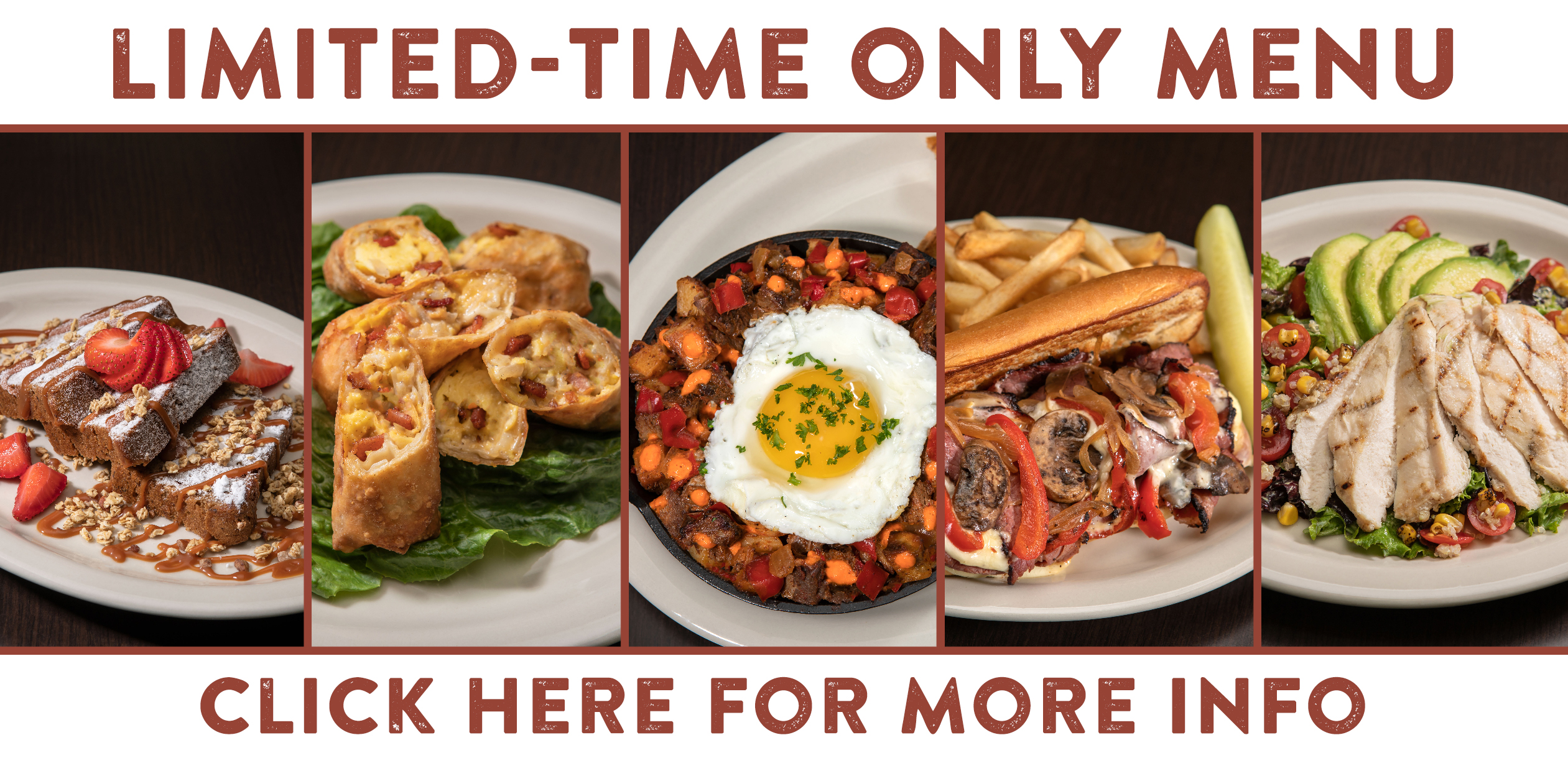 Limited Time Only menu options